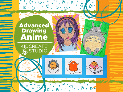 Kidcreate Studio - San Antonio. Advanced Drawing- Anime Weekly Class (7-12 Years)
