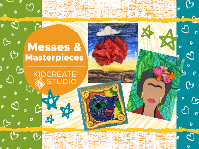 Kidcreate Studio - San Antonio. Messes & Masterpieces Homeschool Weekly Class (5-12 Years)