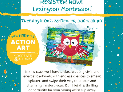 Lexington Montessori: Action Art (Ages 3-5)