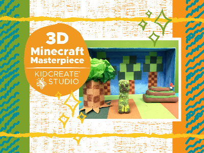 3D Minecraft Masterpiece Workshop (5-12 Years)