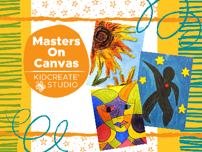 Masters on Canvas Homeschool Education Weekly Class (5-12 Years)